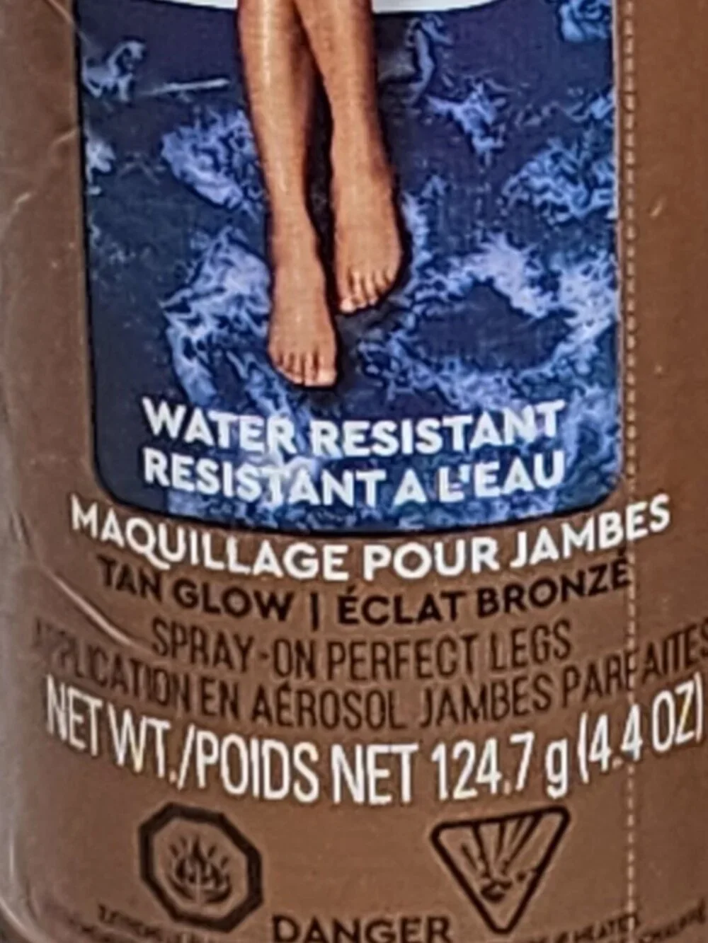 Sally Hansen Airbrush Legs Water Resistant 4.4oz Spray On LegMakeup Tan Glow 2CT